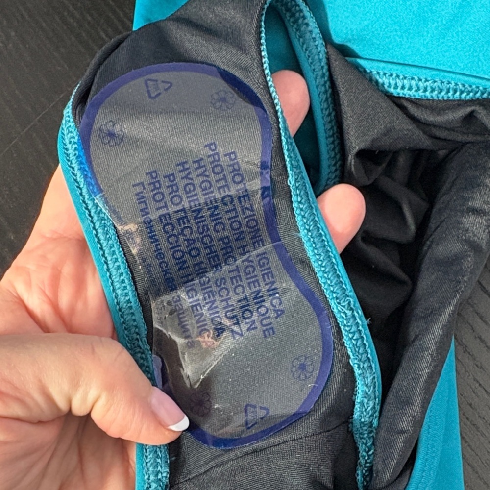 NWOT Teal One-Piece Swimsuit - Picture 5 of 8